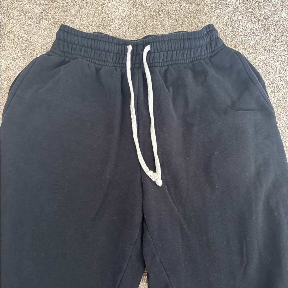 Out from under sweatpants